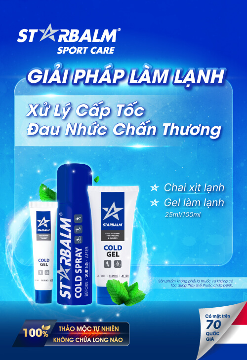 Chai xịt, gel lạnh Starbalm
