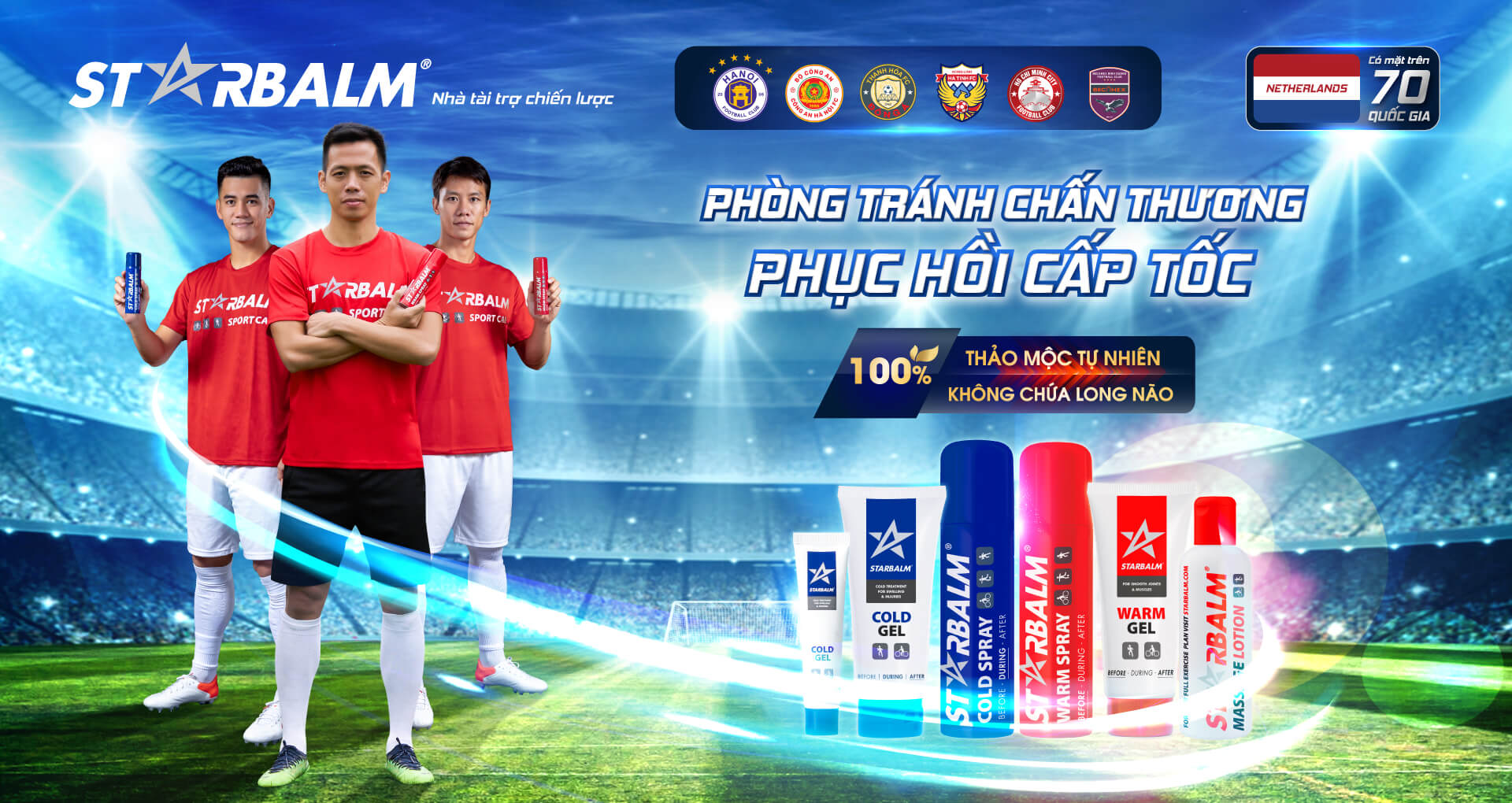 Starbalm - Giải pháp tổng thể chăm sóc sức khỏe vận động 2