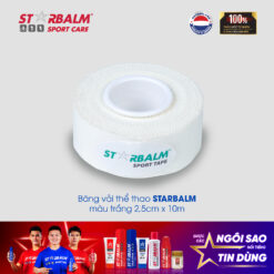 băng vải thể thao màu trắng