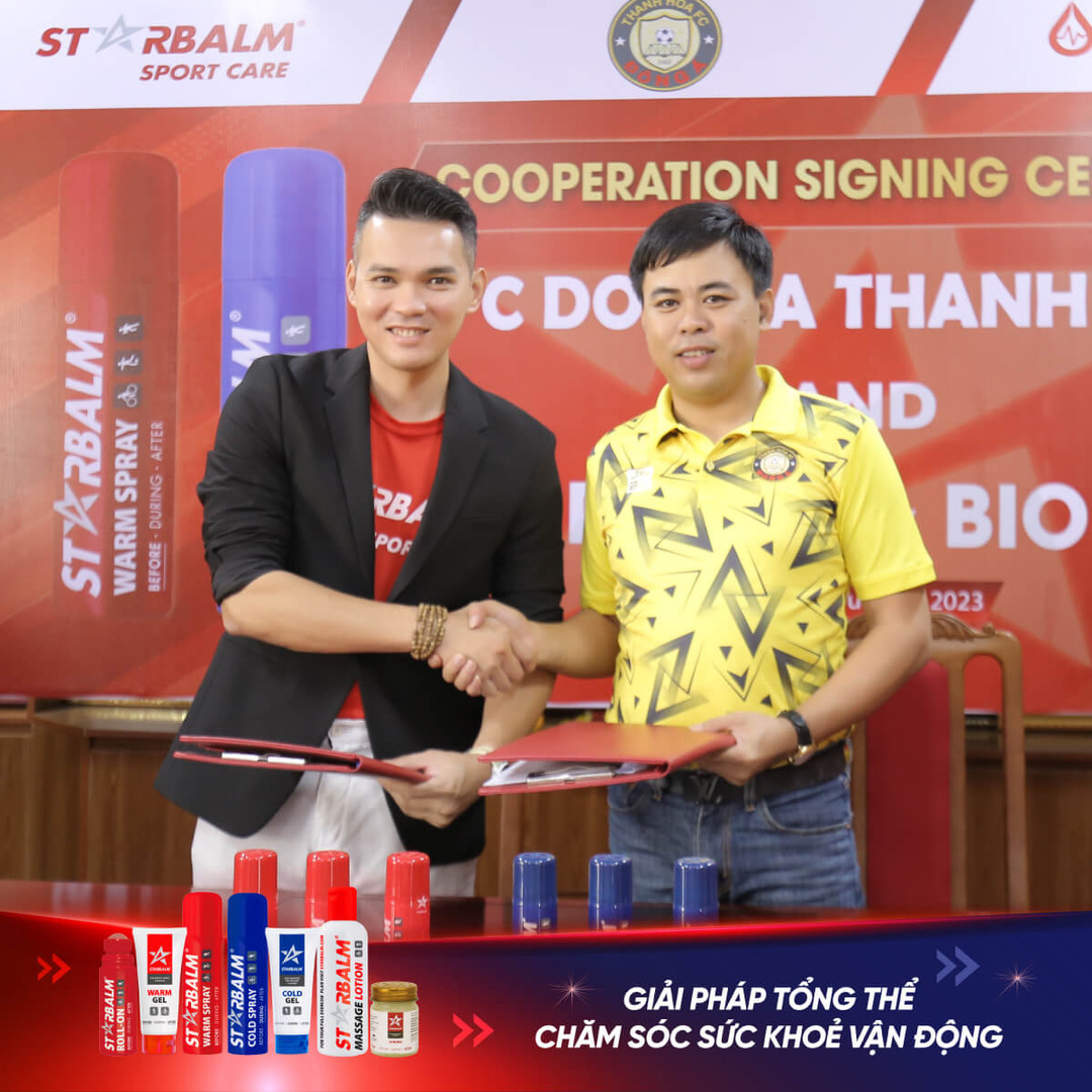 STARBALM đồng hành cùng CLB bóng đá Đông Á Thanh Hóa