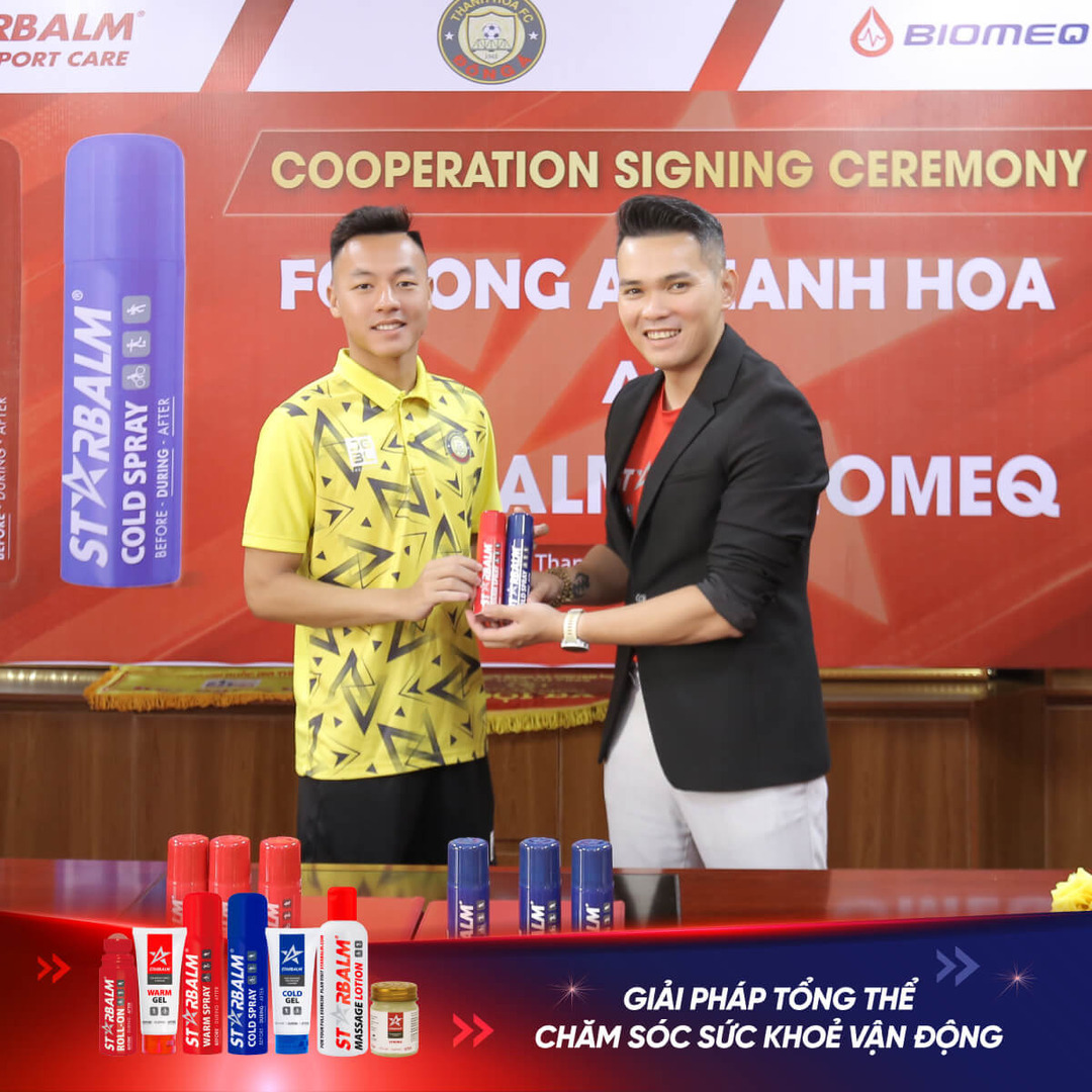 STARBALM đồng hành cùng CLB bóng đá Đông Á Thanh Hóa