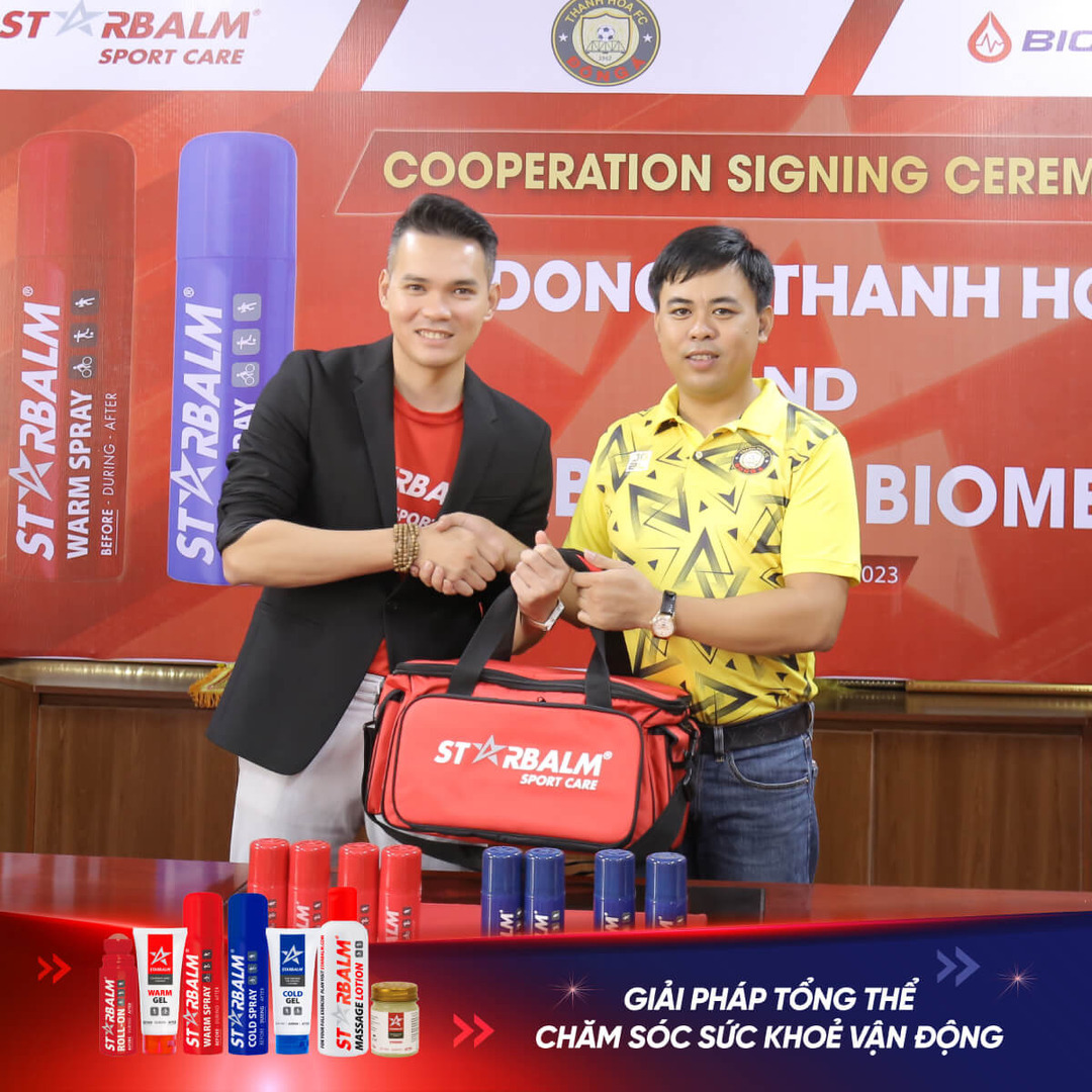 STARBALM đồng hành cùng CLB bóng đá Đông Á Thanh Hóa