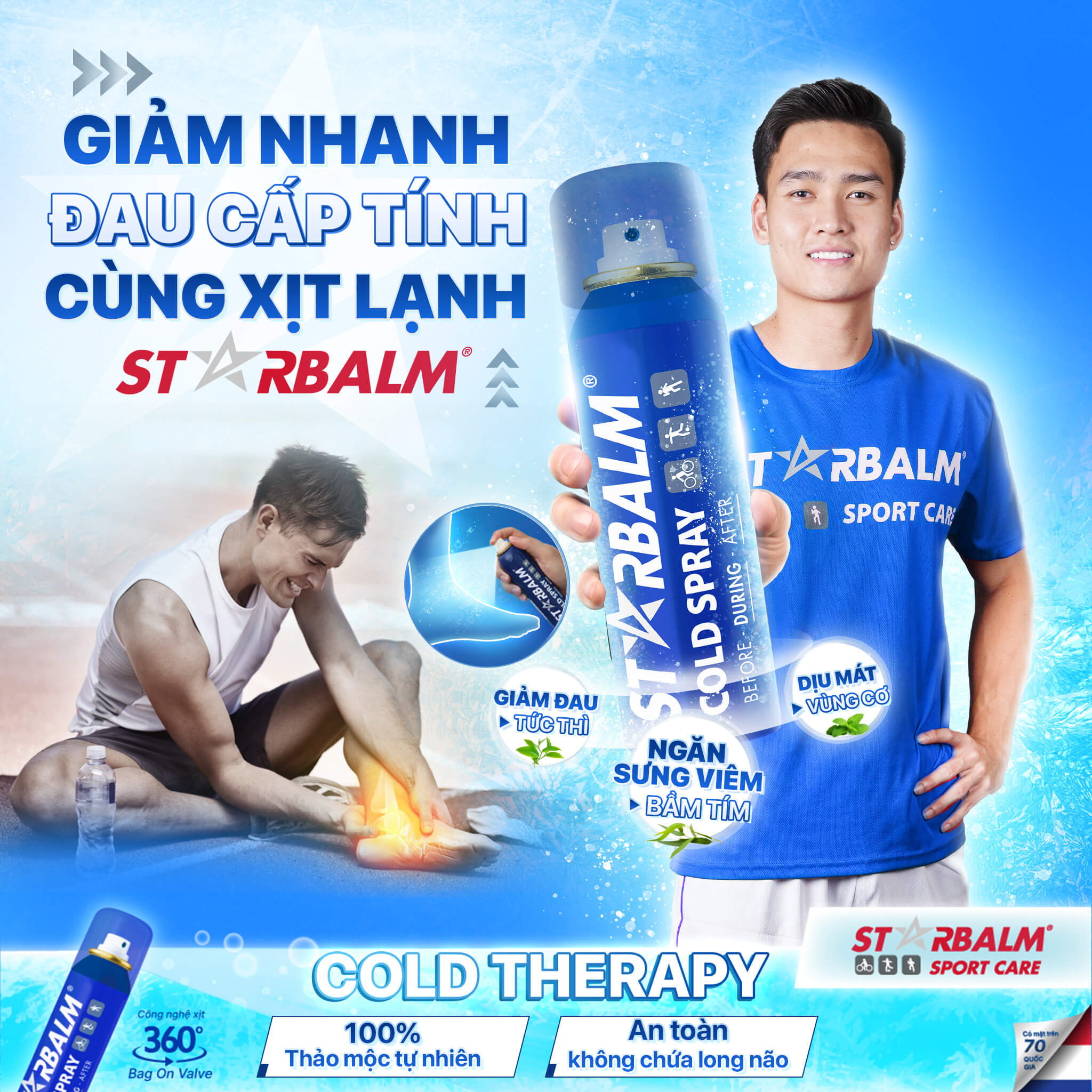 Chai xịt lạnh có thể giúp phục hồi sau tập luyện cường độ cao như thế nào?